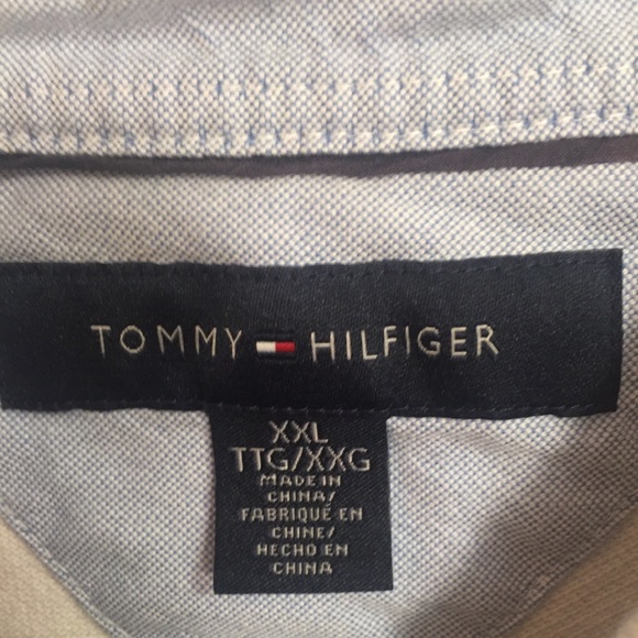 Tommy Hilfiger men’s polo white short sleeve - Picture 3 of 3